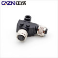 Waterproof IP67 3 4 5 8 12 core M12 L Type Right angle Elbow Female to Female Cable Adapter Connector